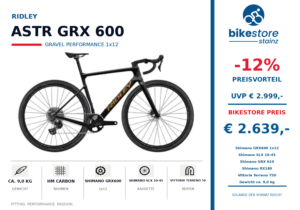 RIDLEY ASTR  GRX 600  1X12