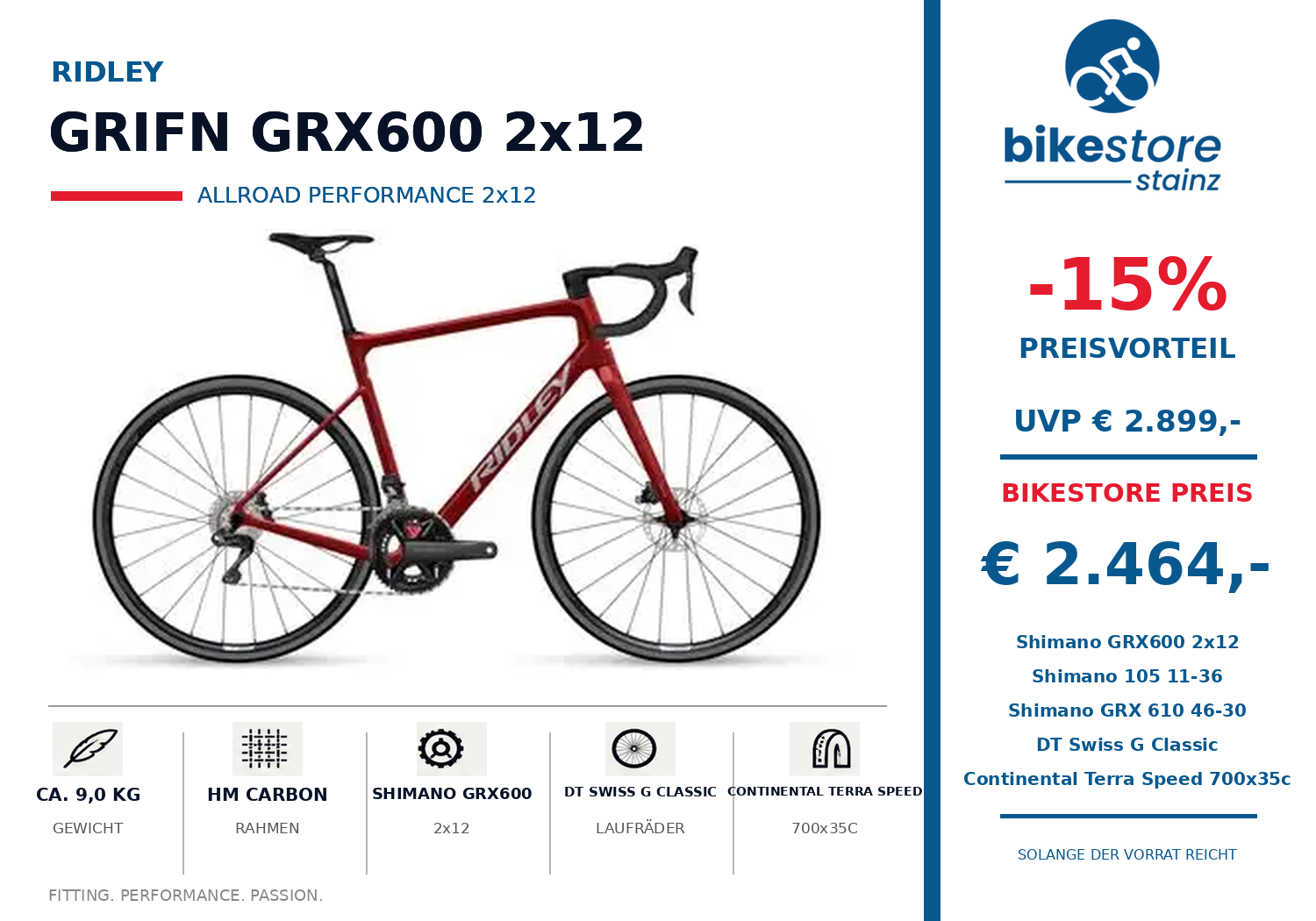 RIDLEY GRIFN GRX  600  2X12